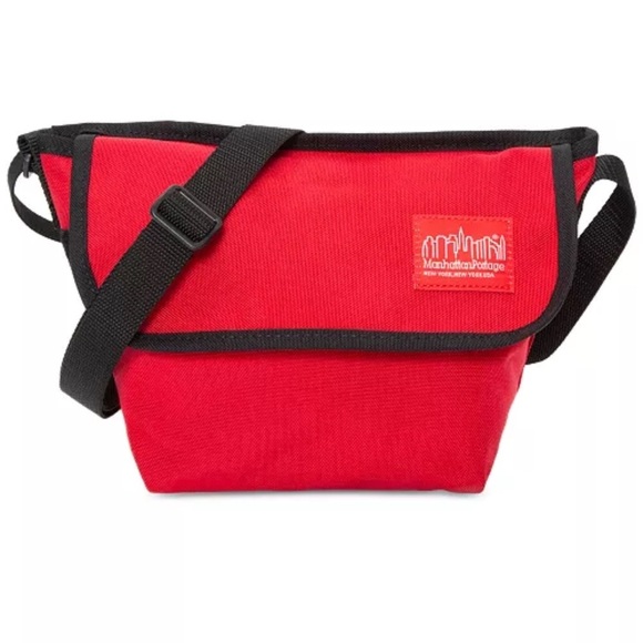Manhattan Portage NY Messenger Bag - RED $39 New NWT - Picture 4 of 7